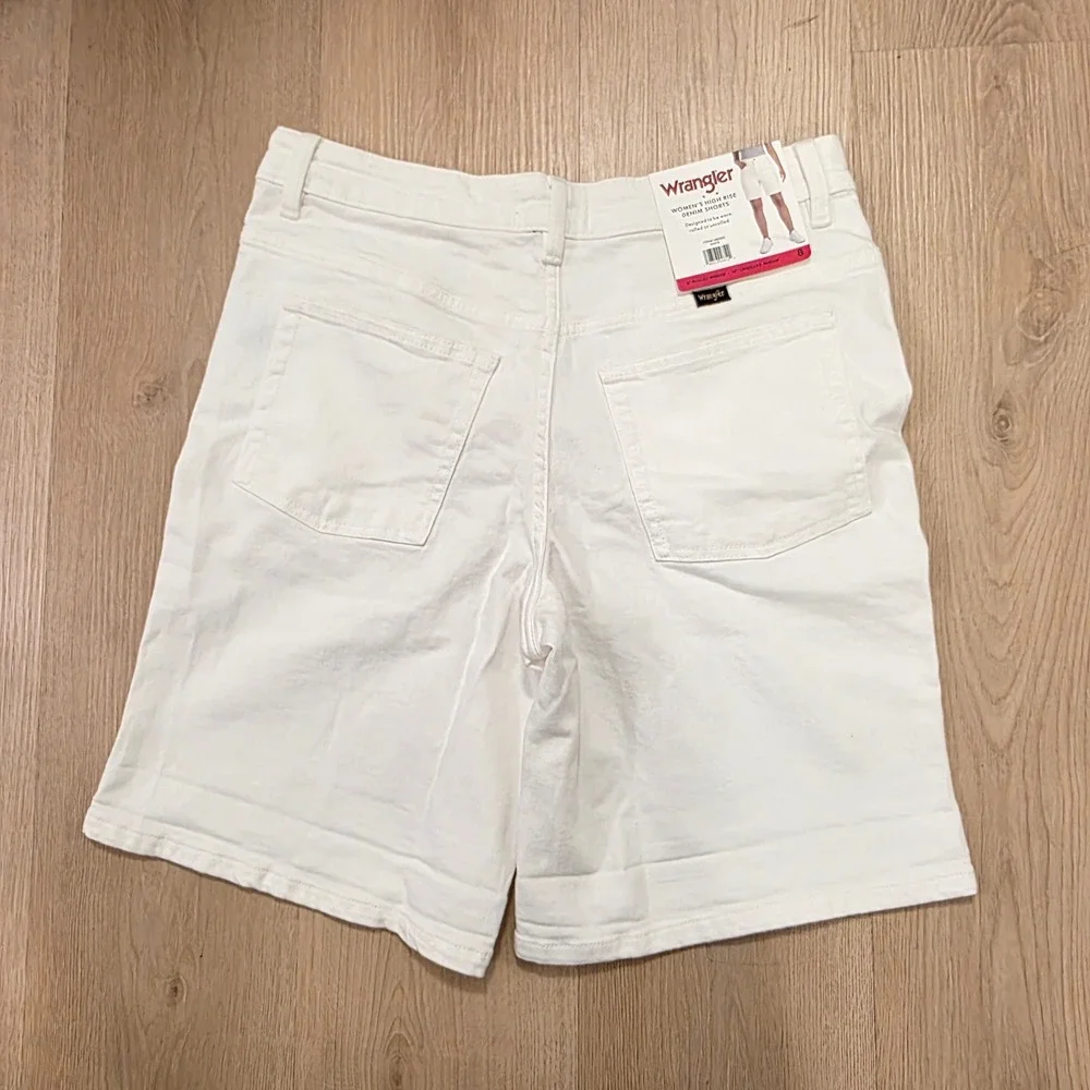 Wrangler White Denim High Rise 10